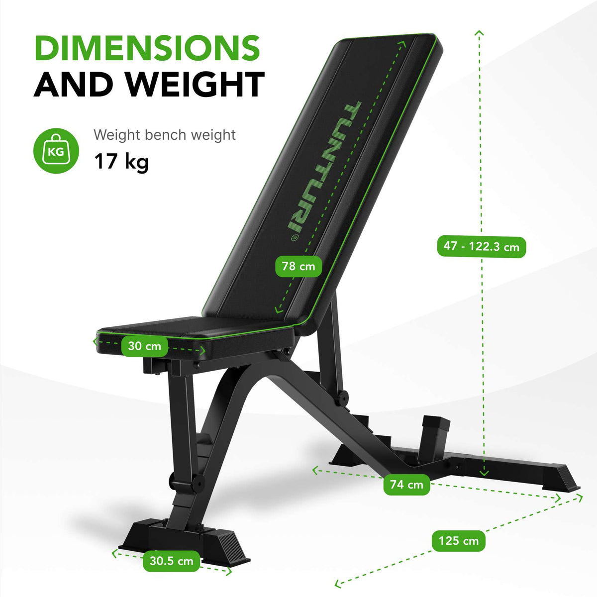 Nostopenkki TUNTURI UB40 Utility Bench