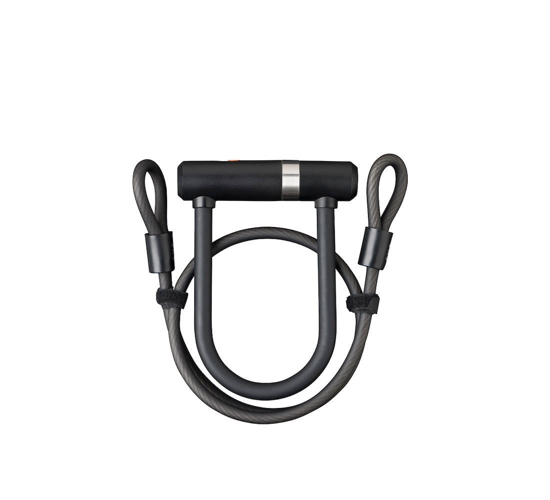U-lukko AXA Newton Mini Pro + vaijeri 100/10