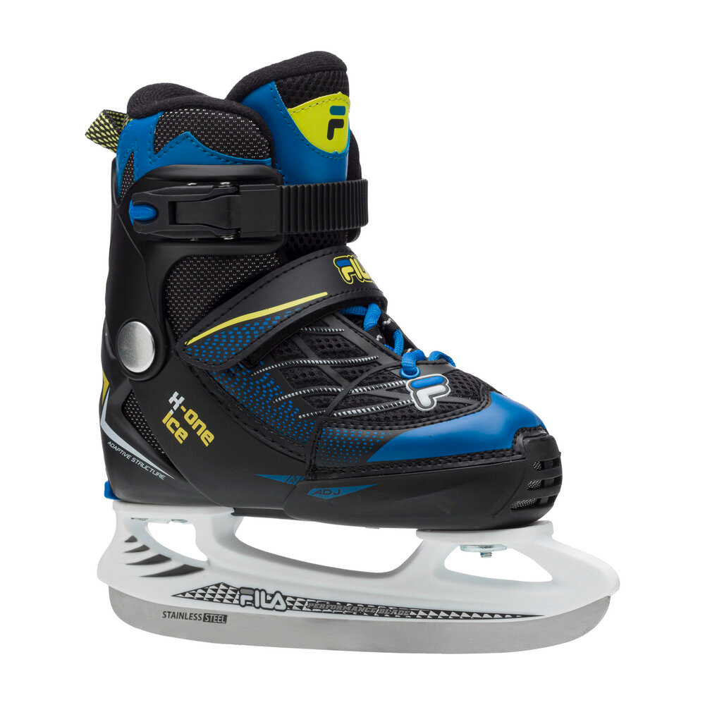 Barnishockeyrullskridskor FILA X-One Ice Blue/Lime