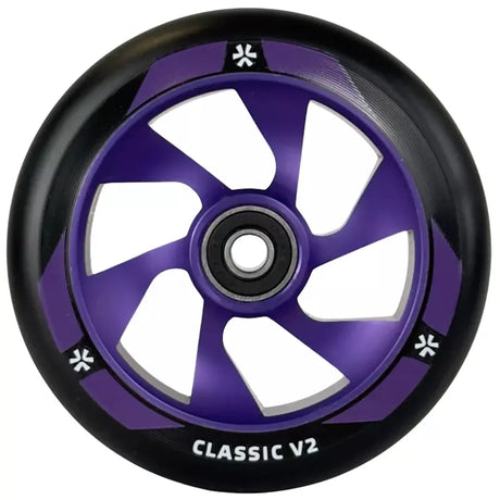 Union Classic V2 Pro Scooter Wheel 110mm, musta/liila
