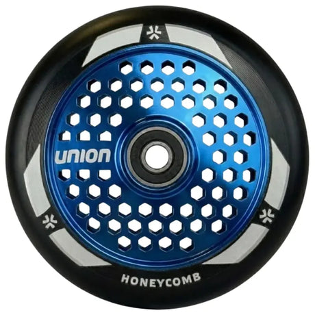 UNION Honeycomb Pro Scooter Wheel 110 mm, kromi/sininen