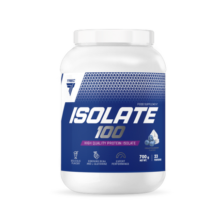 Proteiini-isolaatti TREC Isolate 100 700g, Creamy-Blueberry