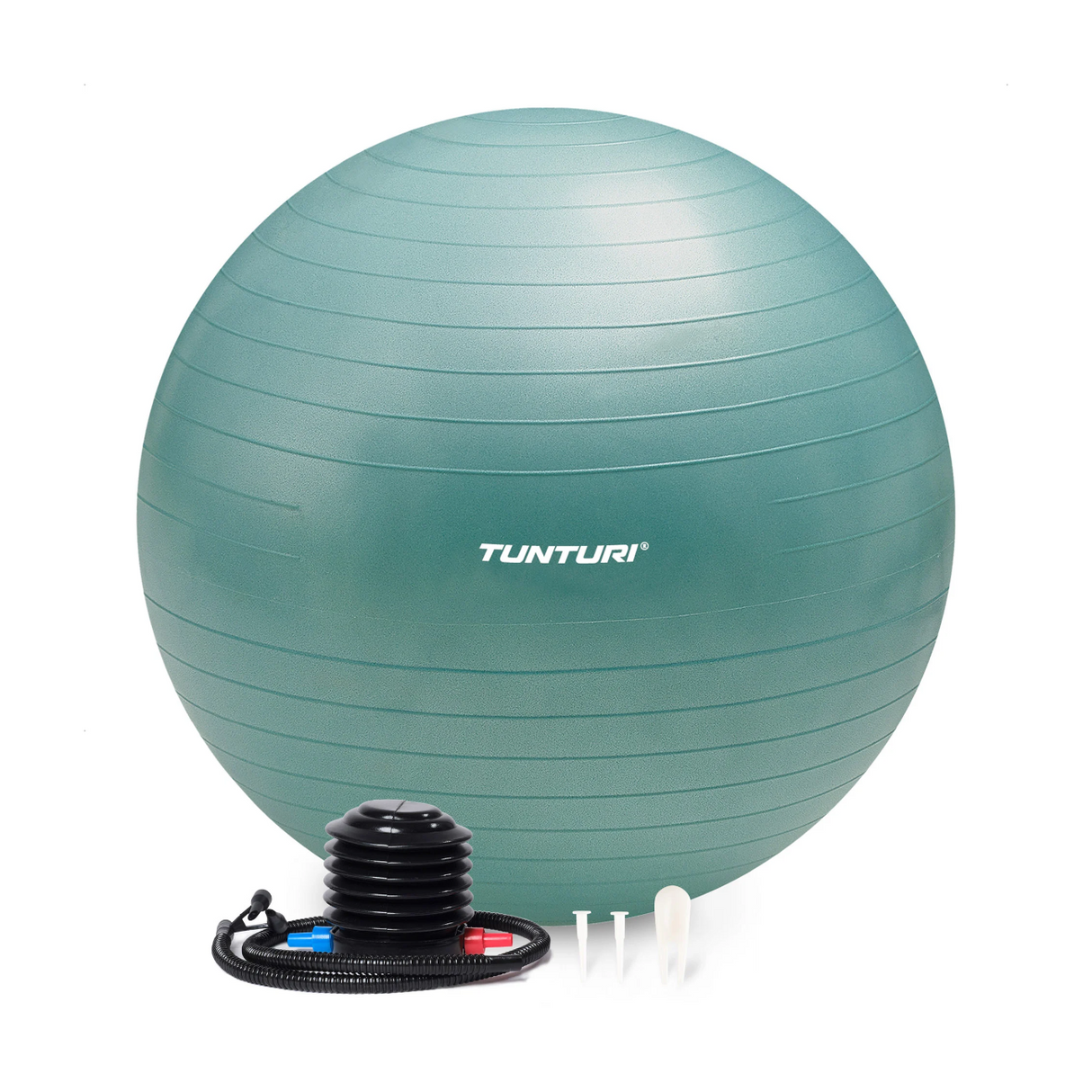 Gymnastikboll TUNTURI Gymball 75cm, Anti-Burst, Petrol